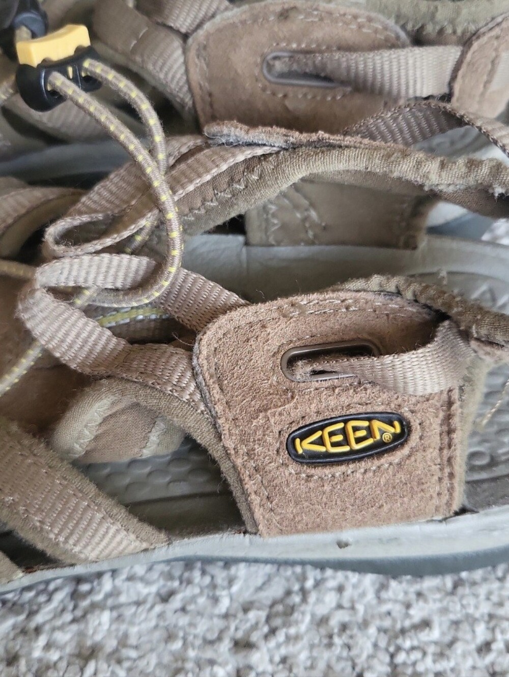 Keen Whisper Hiking Sandals Womens 10.5 Brown Waterproof Hybrid Shoes Outdoors - Picture 6 of 9
